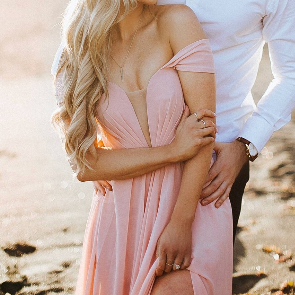 Pink formal dress